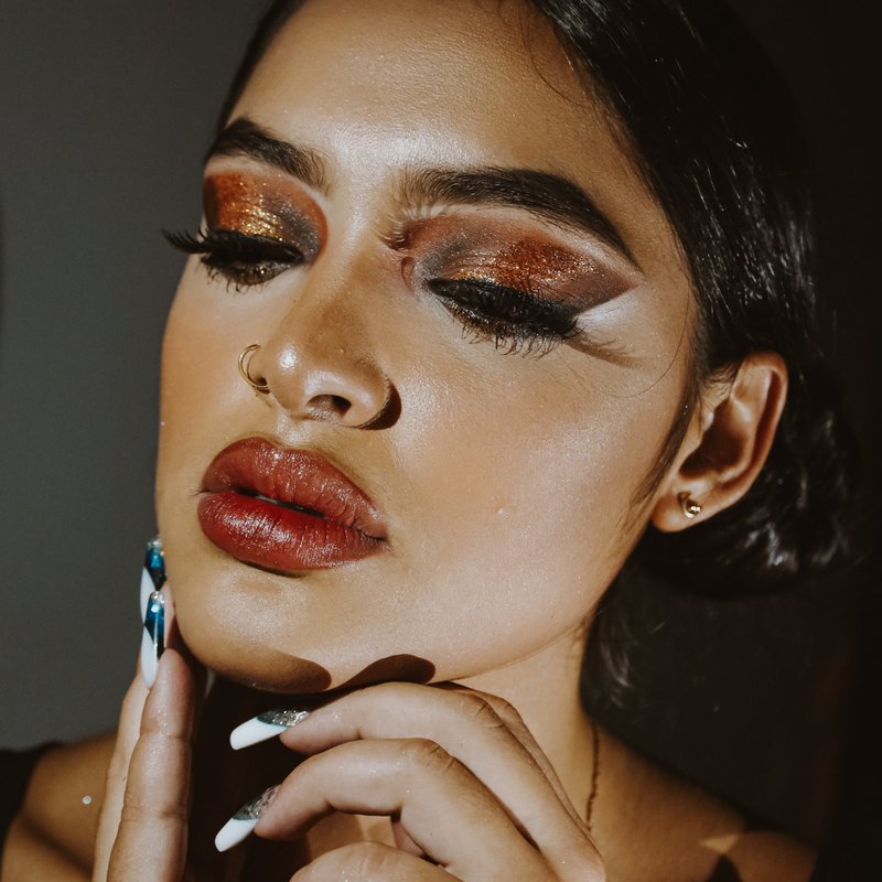 A beauty brand founder